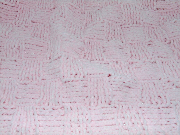 Pink Sparkle Chunky Blanket