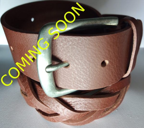 5 Braid Leather Belt